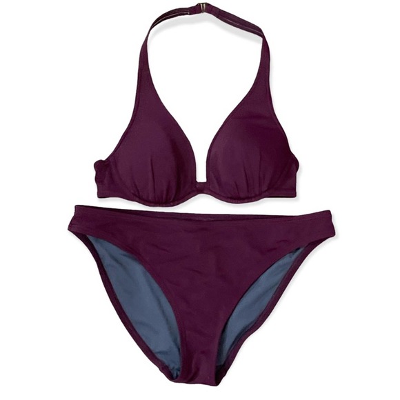 Victoria's Secret Other - Victoria Secret Plum Padded High Rise Bikini Size Medium